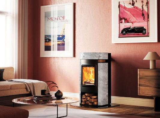 Kaminofen Austroflamm Elise 7 kW Naturstein Marble Grey Clouds_1 Kaminofen Austroflamm Elise 7 kW Naturstein Marble Grey Clouds_1