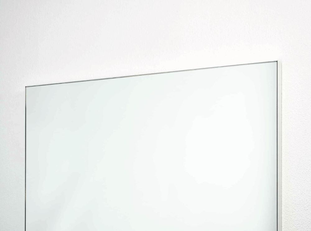 Box White – Rechteck Wandspiegel im weißen Rahmen aus gebürstetem Aluminium, 60 x 80 cm - Ofenerlebnis.de Box White – Rechteck Wandspiegel im weißen Rahmen aus gebürstetem Aluminium, 60 x 80 cm - Ofenerlebnis.de