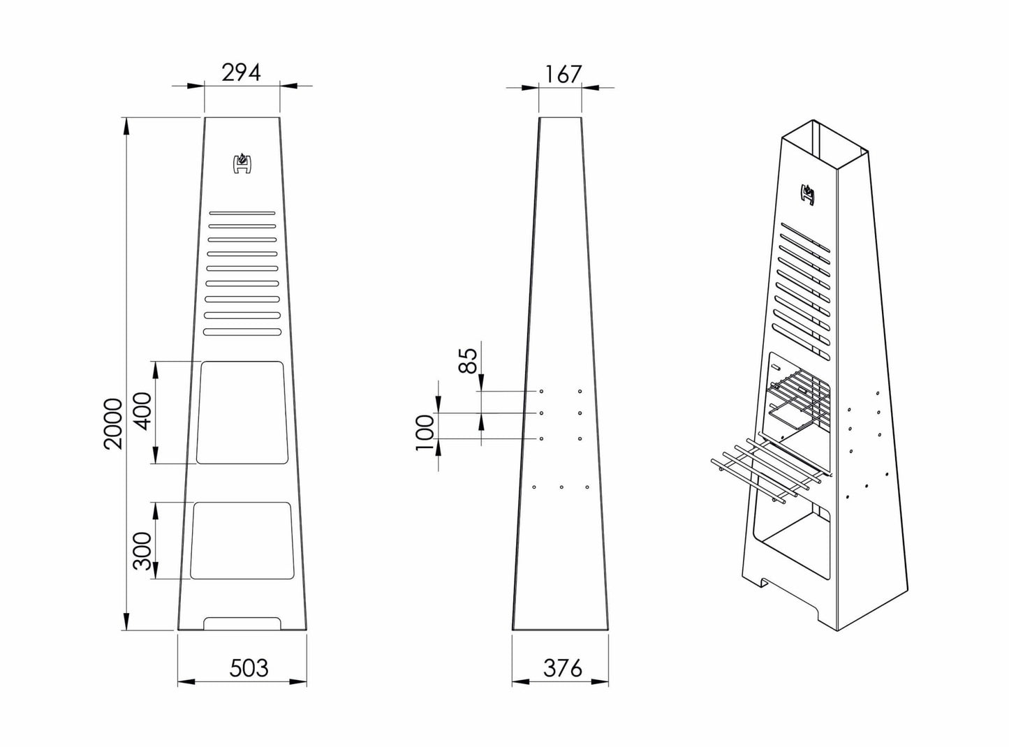 Gartenfeuerstelle Hitze Torre Maße Gartenfeuerstelle Hitze Torre Maße