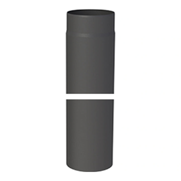 Jeremias FERRO-LUX Gerades Ofenrohr, 1000 mm, Schwarz