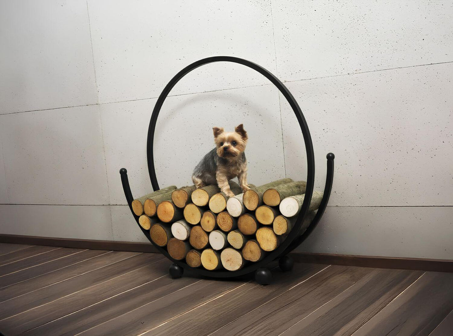 Kaminholzregal CookKing Spiral 80 cm