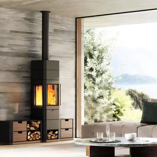 Kaminofen Austroflamm Ivy 2.0 im Wohnraum Kaminofen Austroflamm Ivy 2.0 im Wohnraum