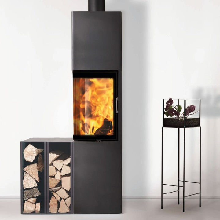 Kaminofen Austroflamm Slim 3.0 – Türanschlag links im Wohnraum