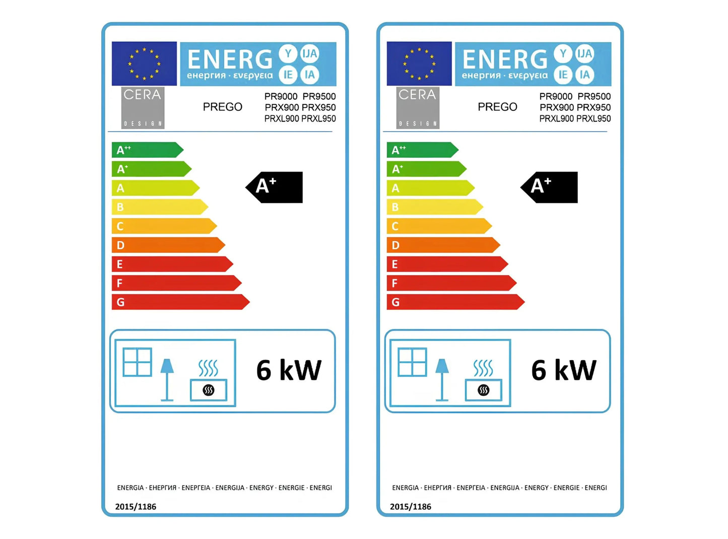 CERA DESIGN Kaminofen PREGO Energielabel - Ofenerlebnis.de CERA DESIGN Kaminofen PREGO Energielabel - Ofenerlebnis.de