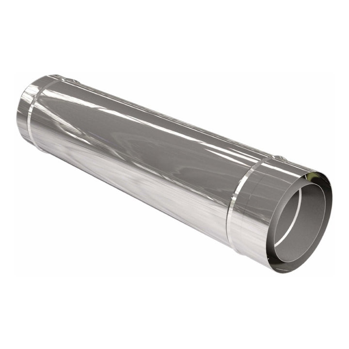 Längenelement 1080 mm - doppelwandig - eka complex D – Doppelwandiges gerades Rohrelement in schräger Ansicht