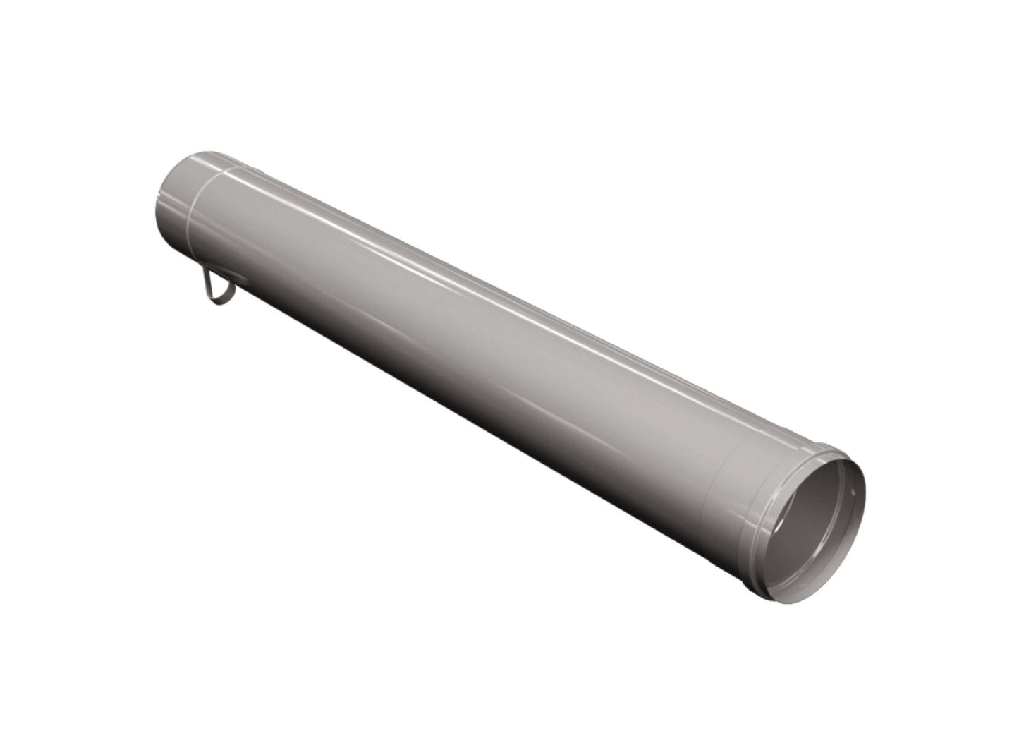 Längenelement 1080 mm mit Ablassschlaufe - einwandig - eka edelstahlkamine complex E