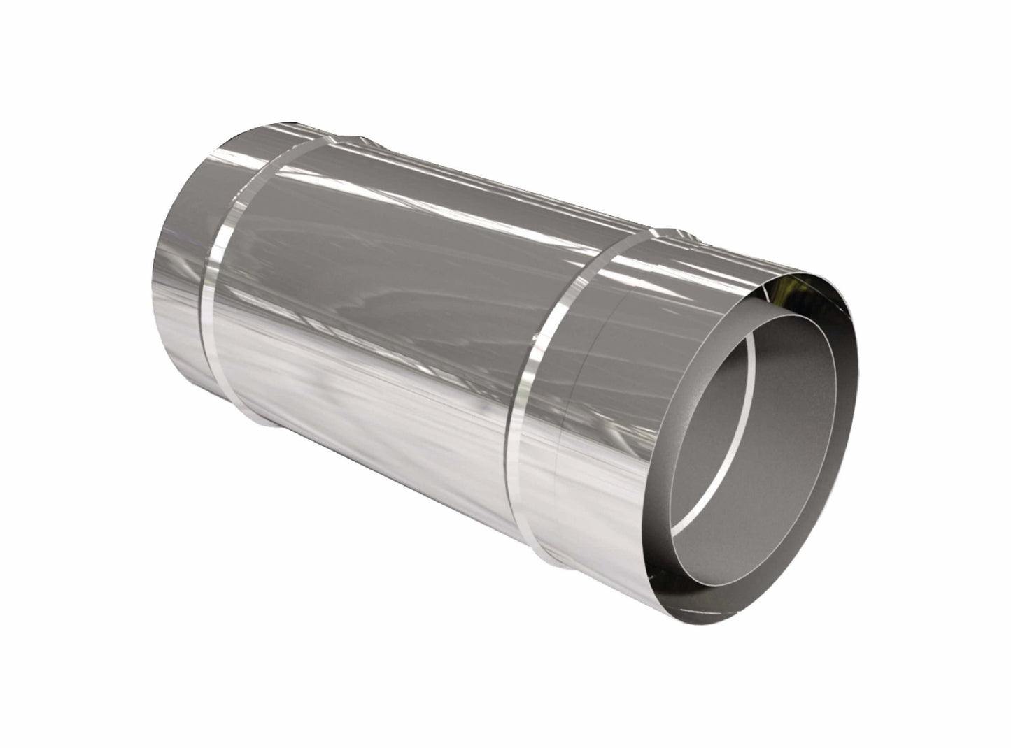 Längenelement 540 mm - doppelwandig - eka edelstahlkamine complex D Längenelement 540 mm - doppelwandig - eka edelstahlkamine complex D