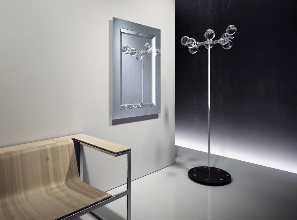 Modena Silver – Rechteck Wandspiegel aus abgeschrägten silbernen Spiegelstreifen - Ofenerlebnis.de Modena Silver – Rechteck Wandspiegel aus abgeschrägten silbernen Spiegelstreifen - Ofenerlebnis.de