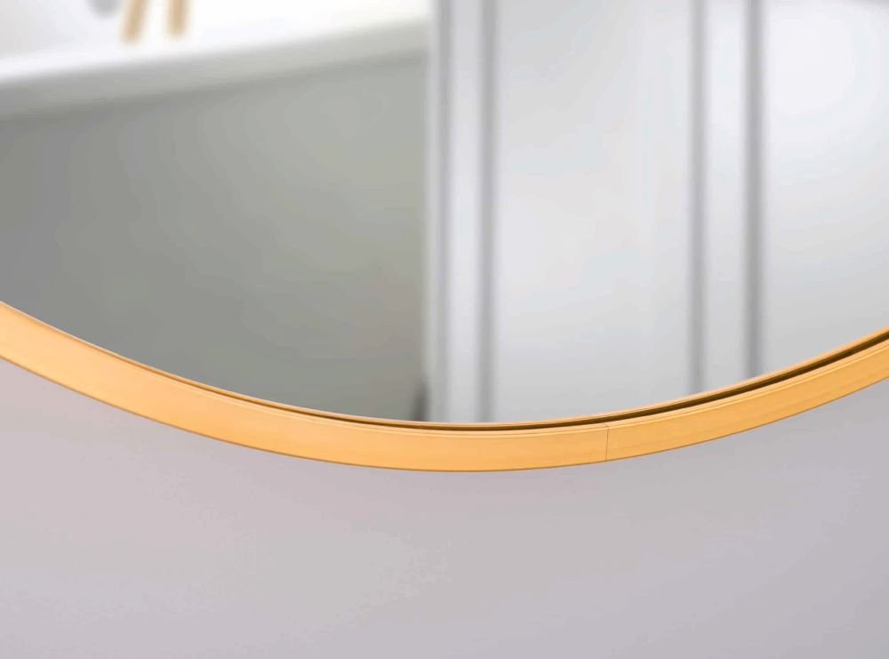 Nico Kolo Gold – Kreis Wandspiegel im gelben Rahmen, Ø60 – Ø80 - Ofenerlebnis.de Nico Kolo Gold – Kreis Wandspiegel im gelben Rahmen, Ø60 – Ø80 - Ofenerlebnis.de