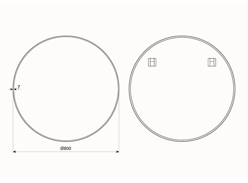 Oslo Kreis – Runder Wandspiegel, Ø60 – Ø80 - Ofenerlebnis.de Oslo Kreis – Runder Wandspiegel, Ø60 – Ø80 - Ofenerlebnis.de
