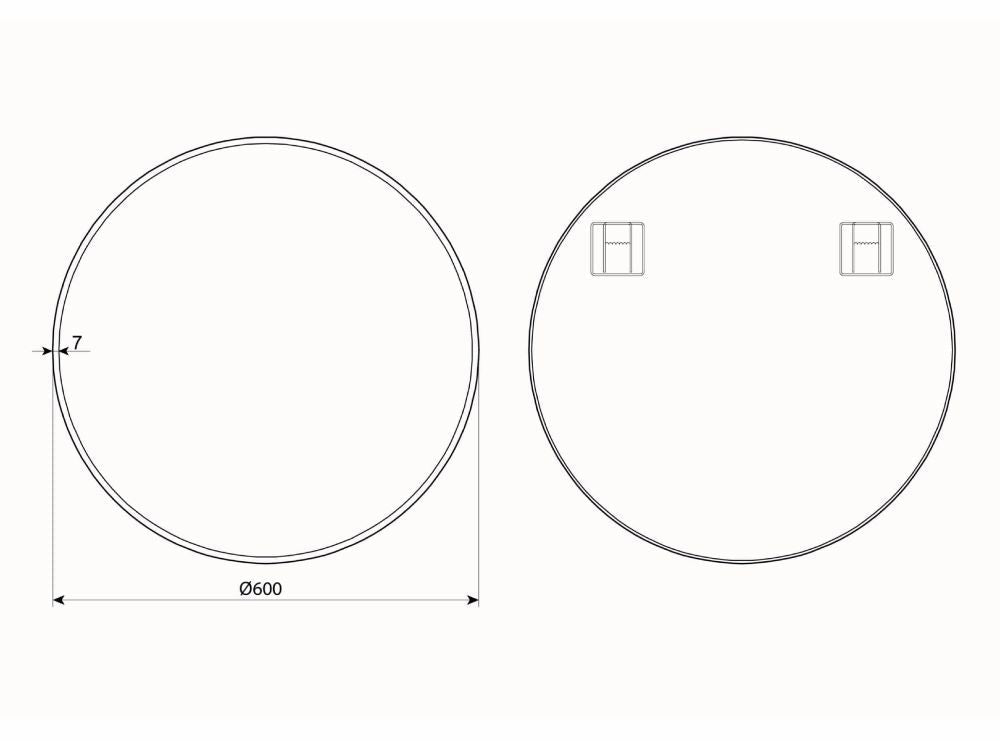 Oslo Kreis – Runder Wandspiegel, Ø60 – Ø80 - Ofenerlebnis.de Oslo Kreis – Runder Wandspiegel, Ø60 – Ø80 - Ofenerlebnis.de