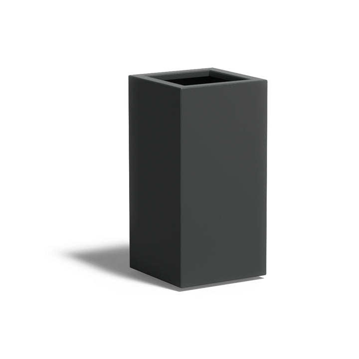 Pflanzkübel ADEZZ CARREZ quadratisch mit boden 40 × 40 × 80 cm aus Aluminium – Modellabbildung