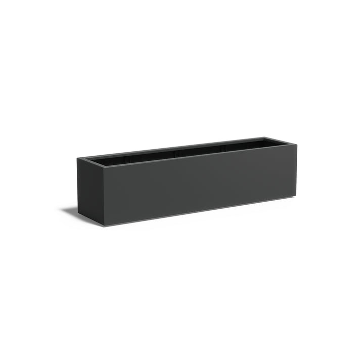 Pflanzkübel ADEZZ CARREZ rechteckig mit boden 200 × 50 × 50 cm aus Aluminium – Modellabbildung