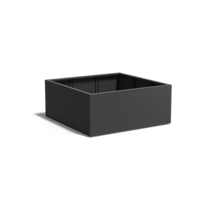Pflanzkübel ADEZZ CARREZ quadratisch mit boden 140 × 140 × 60 cm aus Aluminium – Modellabbildung