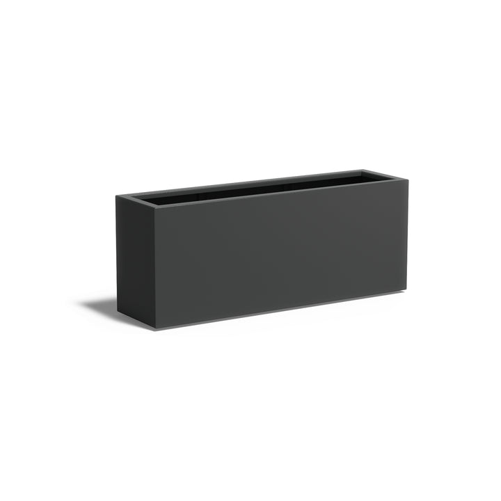 Pflanzkübel ADEZZ CARREZ rechteckig mit boden 150 × 40 × 60 cm aus Aluminium – Modellabbildung