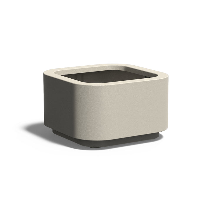Pflanzkübel ADEZZ ROHIN aus Aluminium, 100 × 100 × 60 cm – Modellabbildung