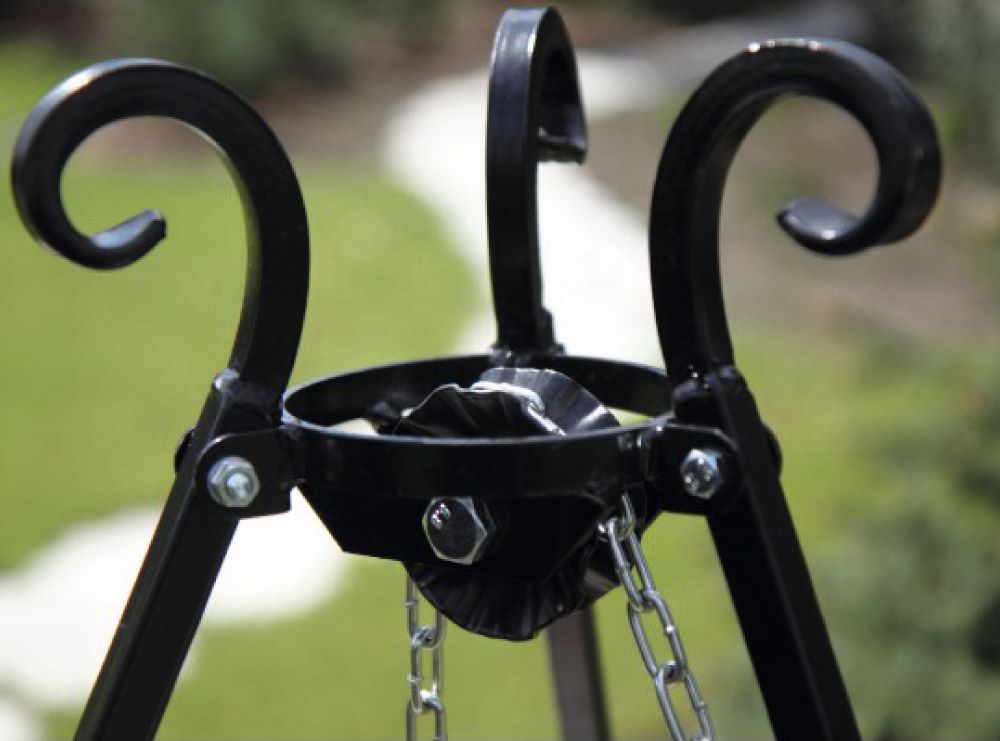 Schwenkgrill 200 cm - Doppelrost aus Rohstahl - Ofenerlebnis.de Schwenkgrill 200 cm - Doppelrost aus Rohstahl - Ofenerlebnis.de