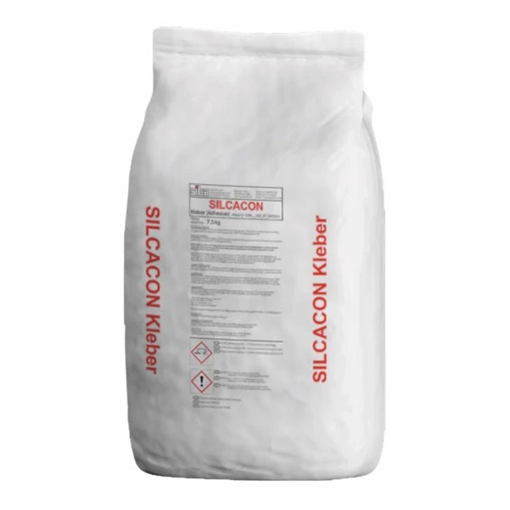 SILCACON Kleber 5kg für Brandschutzplatte & Heatplatte – Klebersack in Frontansicht