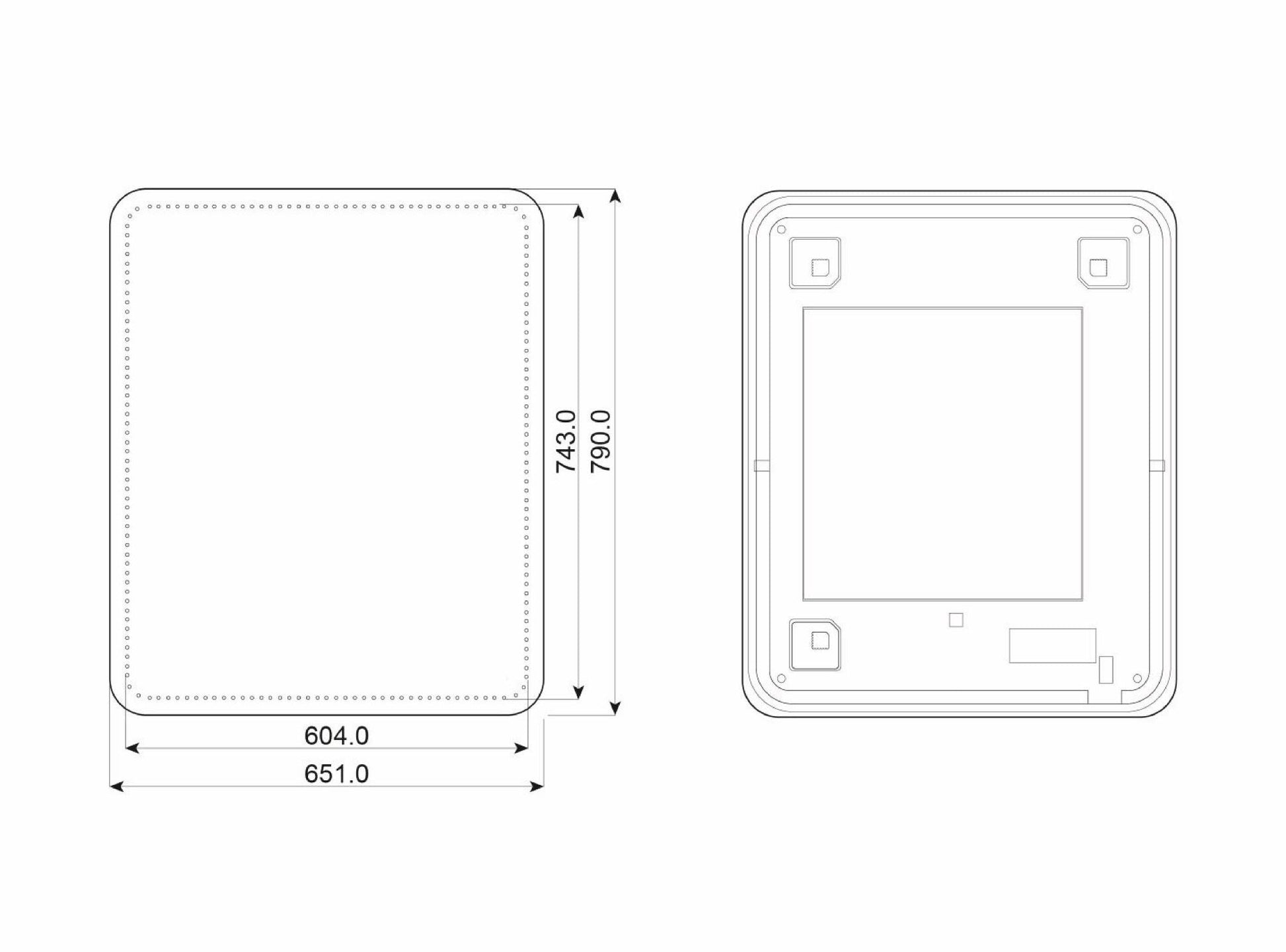 Wenecja Smart R – Wandspiegel mit LED und 3D Effekt, 79 x 65 cm - Ofenerlebnis.de