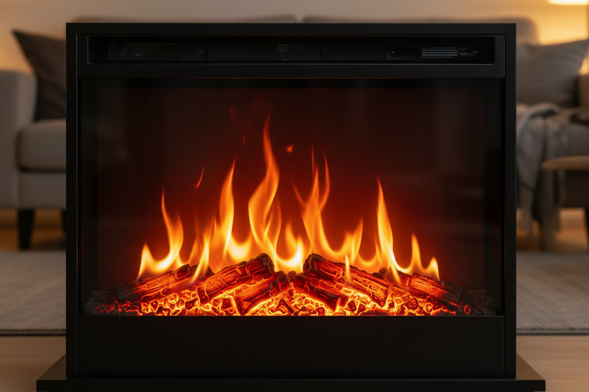 Flammeneffekt beim Elektrokamin: Opti-Myst, Optiflame & Co. erklärt
