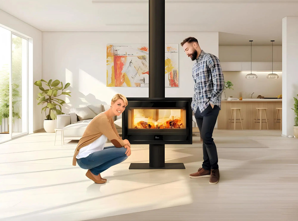 Panorama Kaminofen kaufen | Front- & Dreiseiten-Modelle im Shop