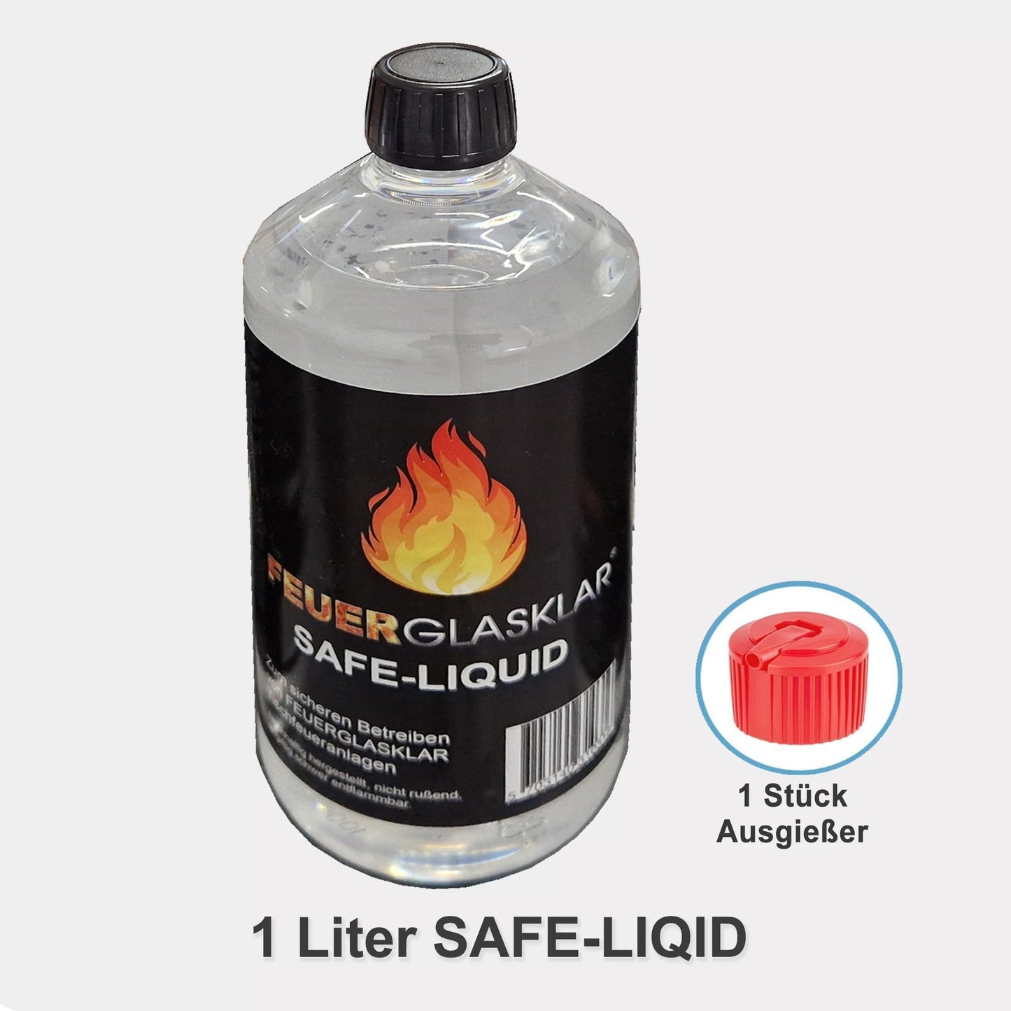 FEUERGLASKLAR SAFE LIQUID 1 Liter