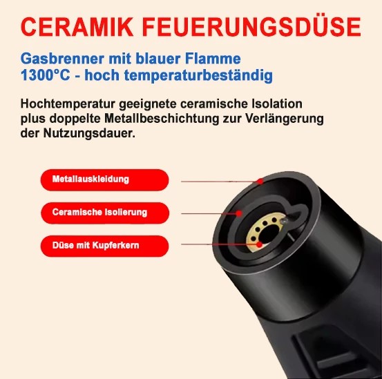 Gasbrenner-Feueranzünder – Produktansicht 5