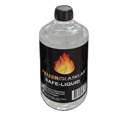 FEUERGLASKLAR SAFE LIQUID 1 Liter – Produktansicht 2