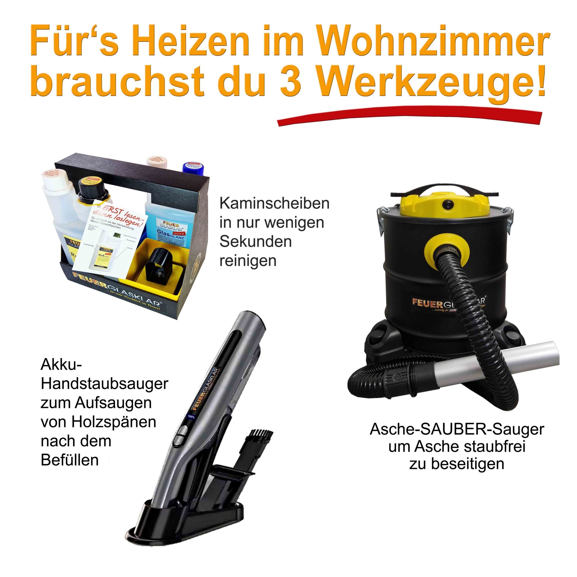 Verlängerter Saugschlauch für Aschesauger SHIRLEY – Produktansicht 2