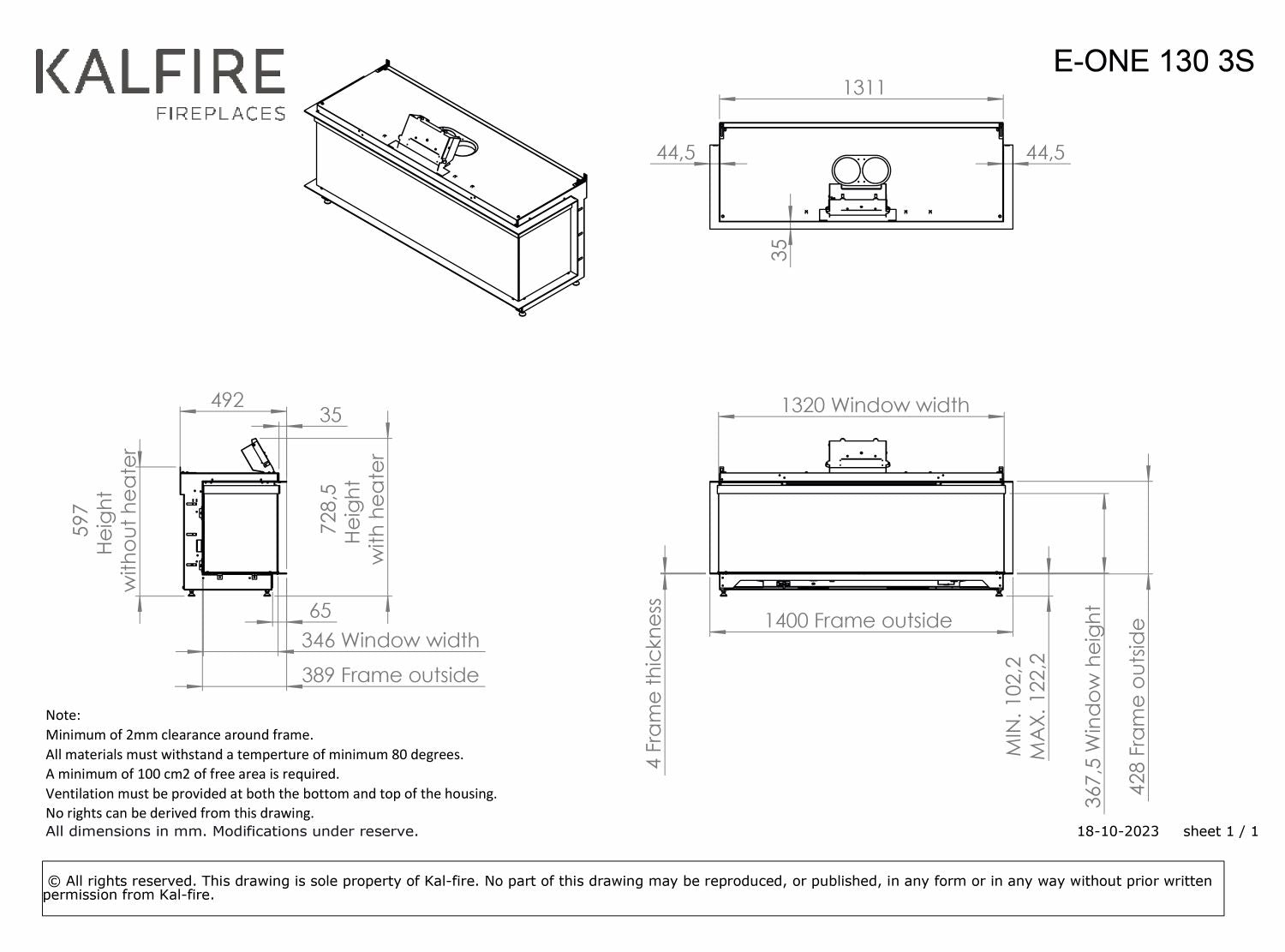 Kalfire E-one 130S