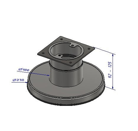 Zuluftglocke Set fest – CERA DESIGN 900424