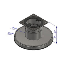 Zuluftglocke Set drehbar – CERA DESIGN 900426