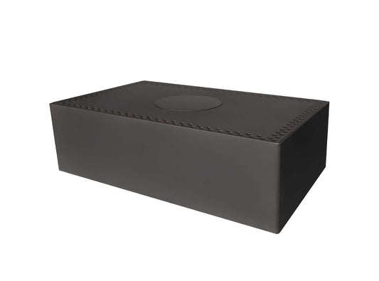 Austroflamm Aufsatzbox, h = 19,1 cm, Anschluss hinten-oben - ofenerlebnis.de