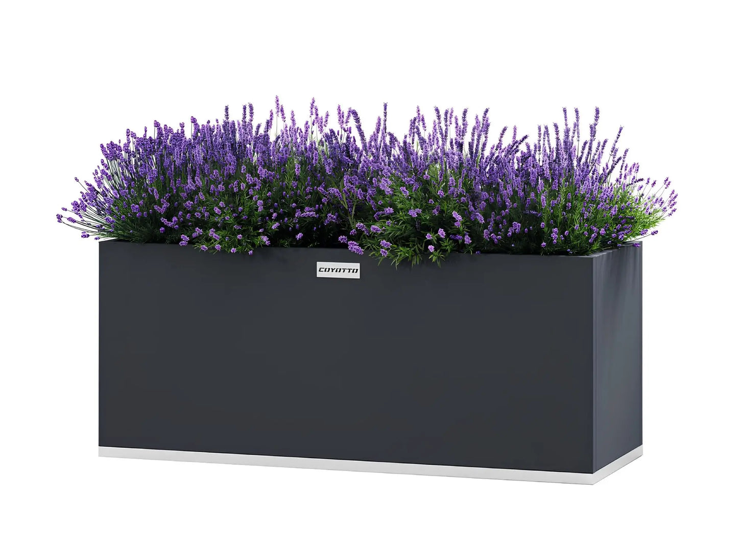 Coyotto Stahlpflanzkübel Rechteckig, 100cm x 40cm x 75cm - ofenerlebnis.de