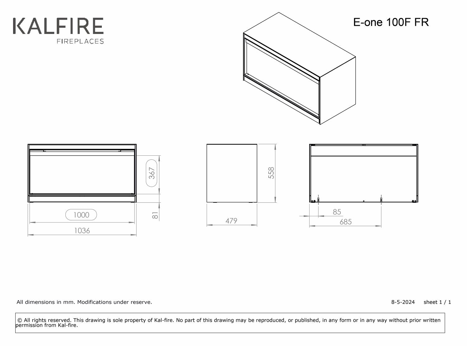 Kalfire E-one 100F FR