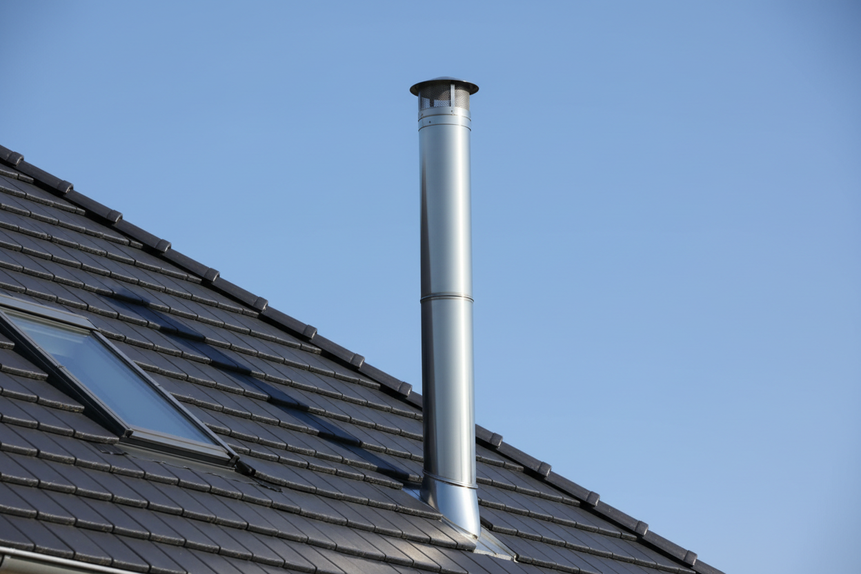 Edelstahlschornstein: einwandig oder doppelwandig?