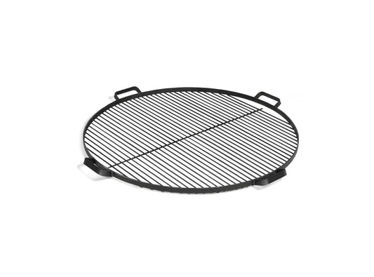 Grillrost mit 4 Griffen aus Rohstahl