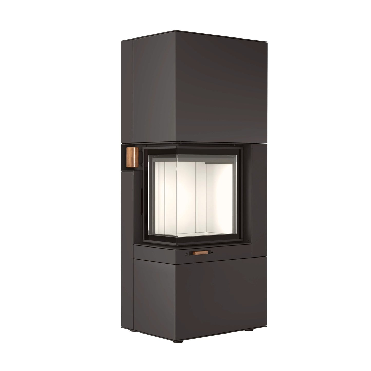 Kamiba 59 K2 L- puristischer Kaminofen mit Eckverglasung