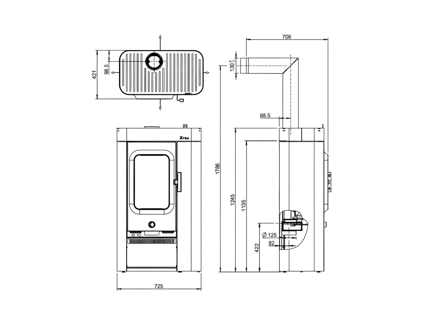 Kaminofen Austroflamm Sina Xtra Technische Daten - Ofenerlebnis.de