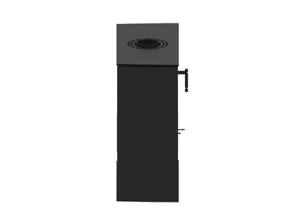 Kaminofen Hitze Lupo L in schwarz
