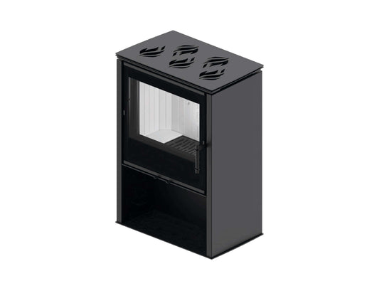 Kaminofen Hitze Lupo M-CP mit Herdplatte