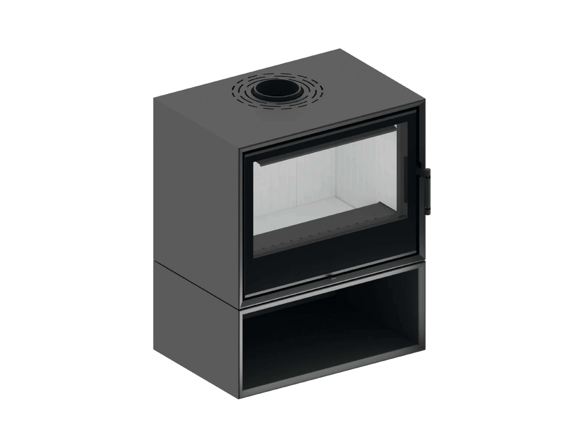 Kaminofen Hitze CF700 mit Box