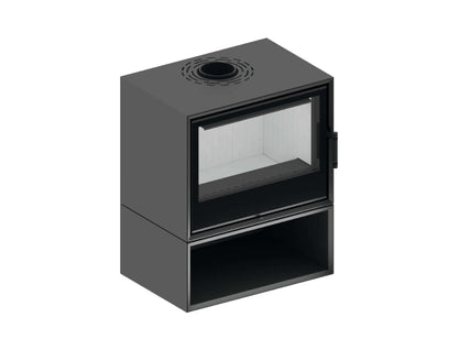 Kaminofen Hitze CF700 mit Box