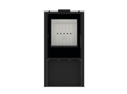 Kaminofen Hitze Lupo S in Schwarz