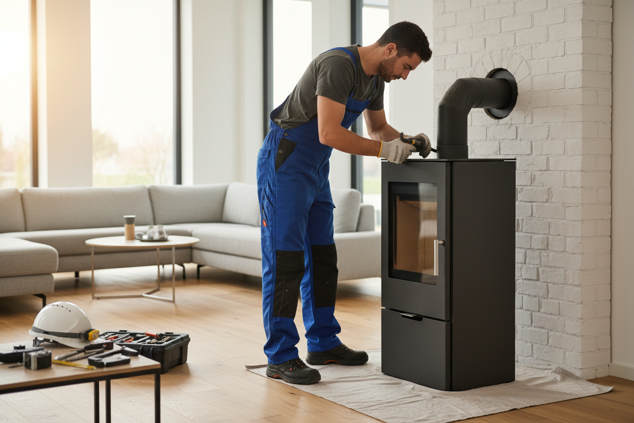 Kaminofen anschließen – der Ablauf in wenigen Schritten erklärt