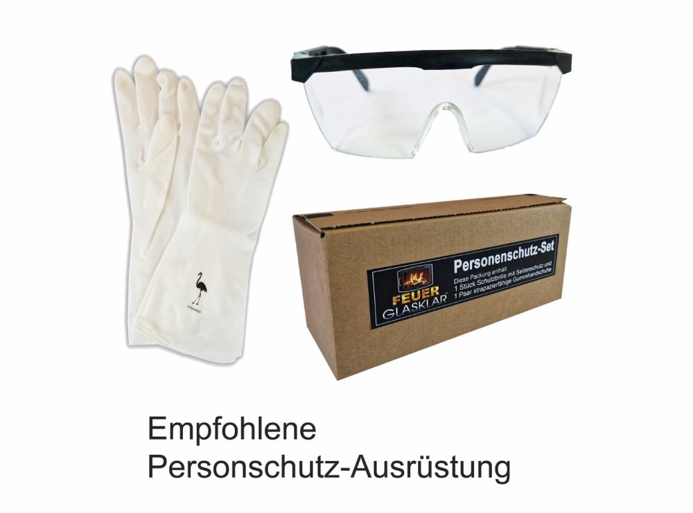 Personenschutz-Set Feuerglasklar