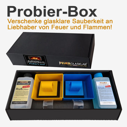 Kaminscheiben Probier-BOX exklusiv