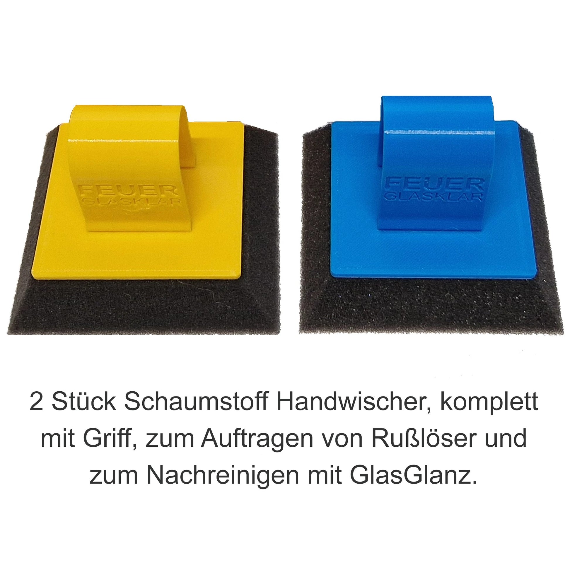 Kaminscheiben Handwischer-Schalen-Set – Produktansicht 3