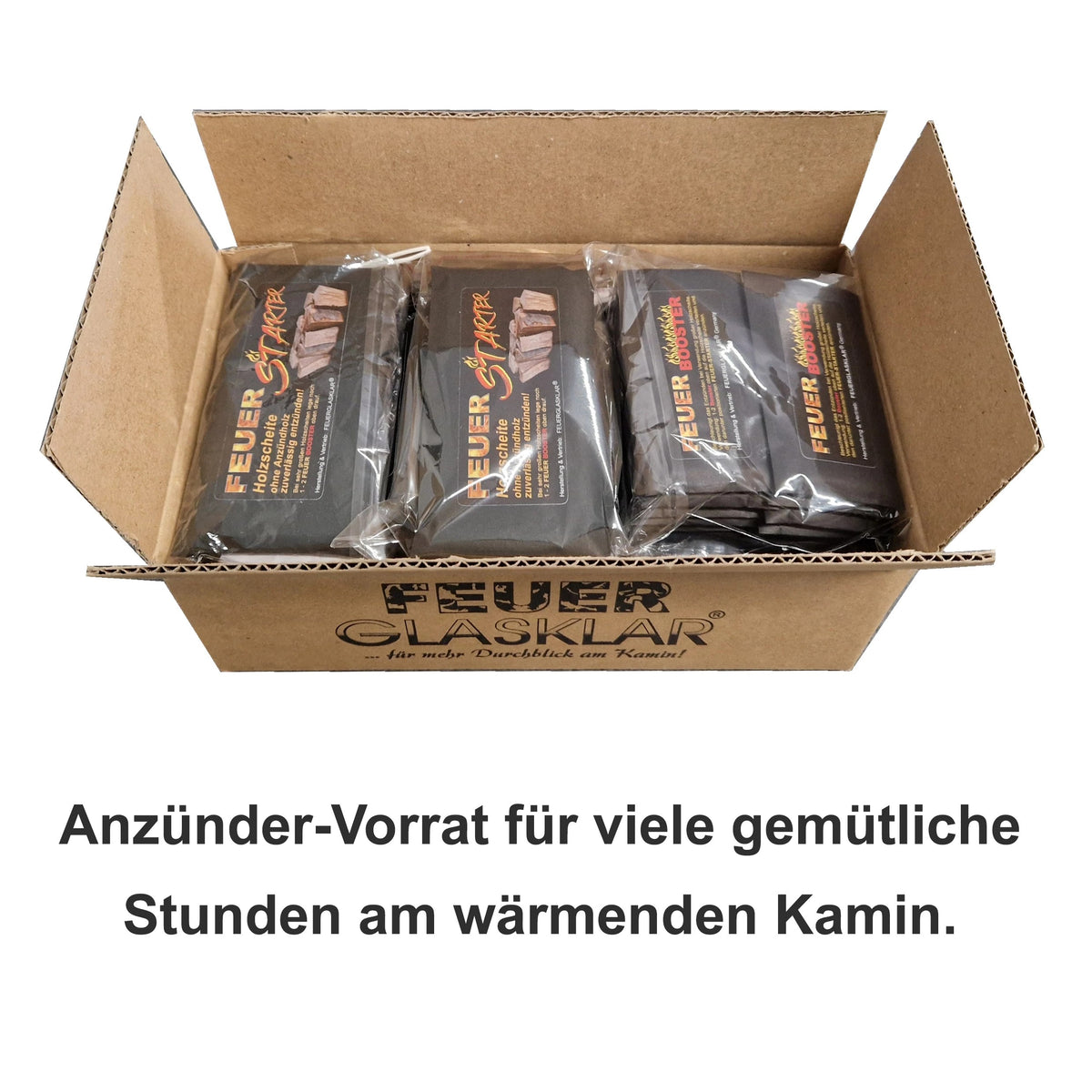 KAMIN-Anzünderbox Nachfüllpack – Produktansicht 2