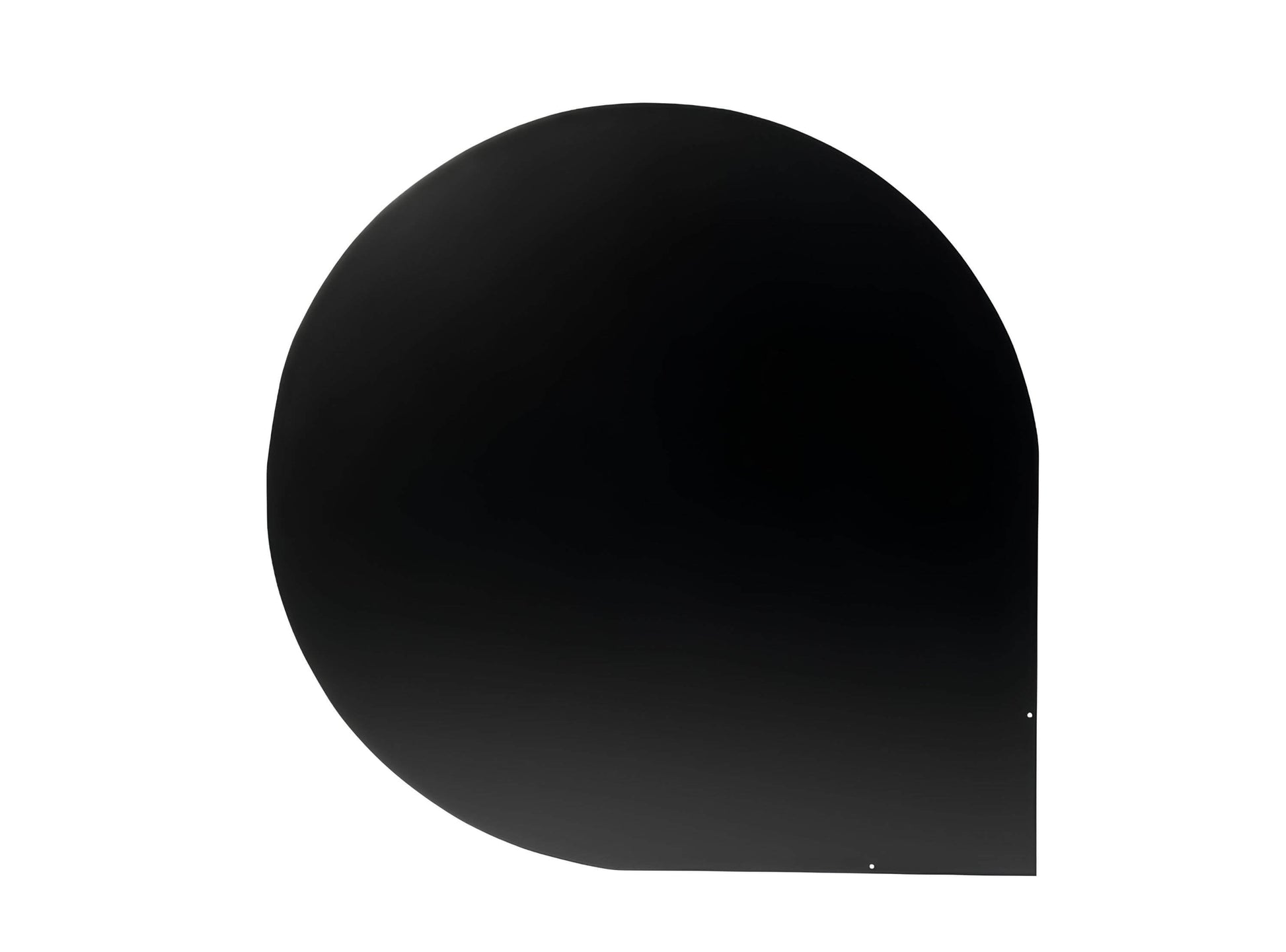 Varde Stahl-Bodenplatte Tropfenförmig 110×110 cm - ofenerlebnis.de